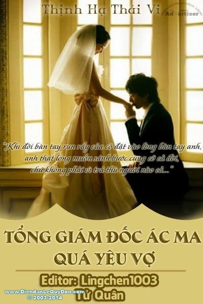 Tổng Giám Đốc Ác Ma Quá Yêu Vợ