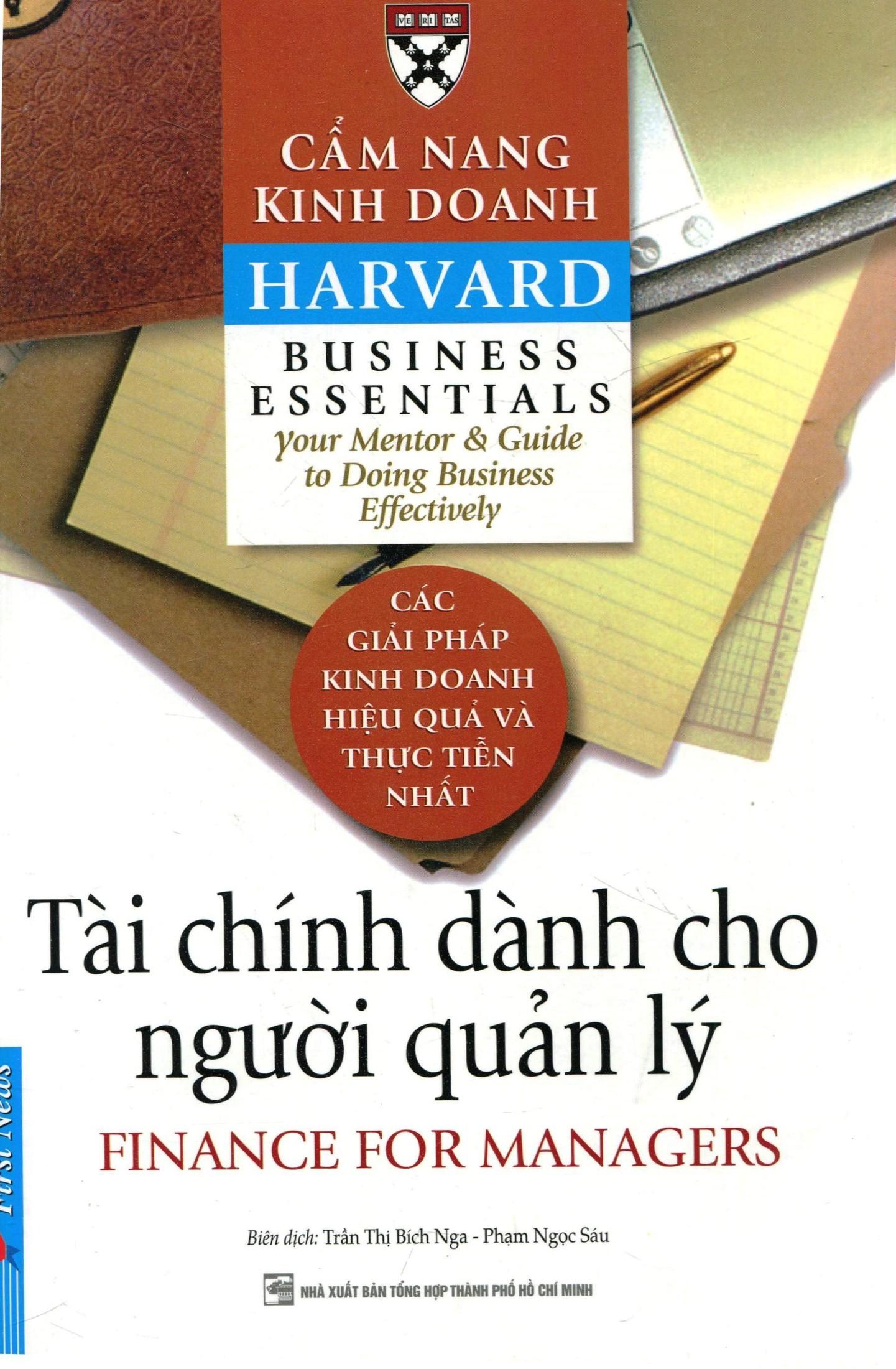 Tài Chính Dành Cho Người Quản Lý - First News
