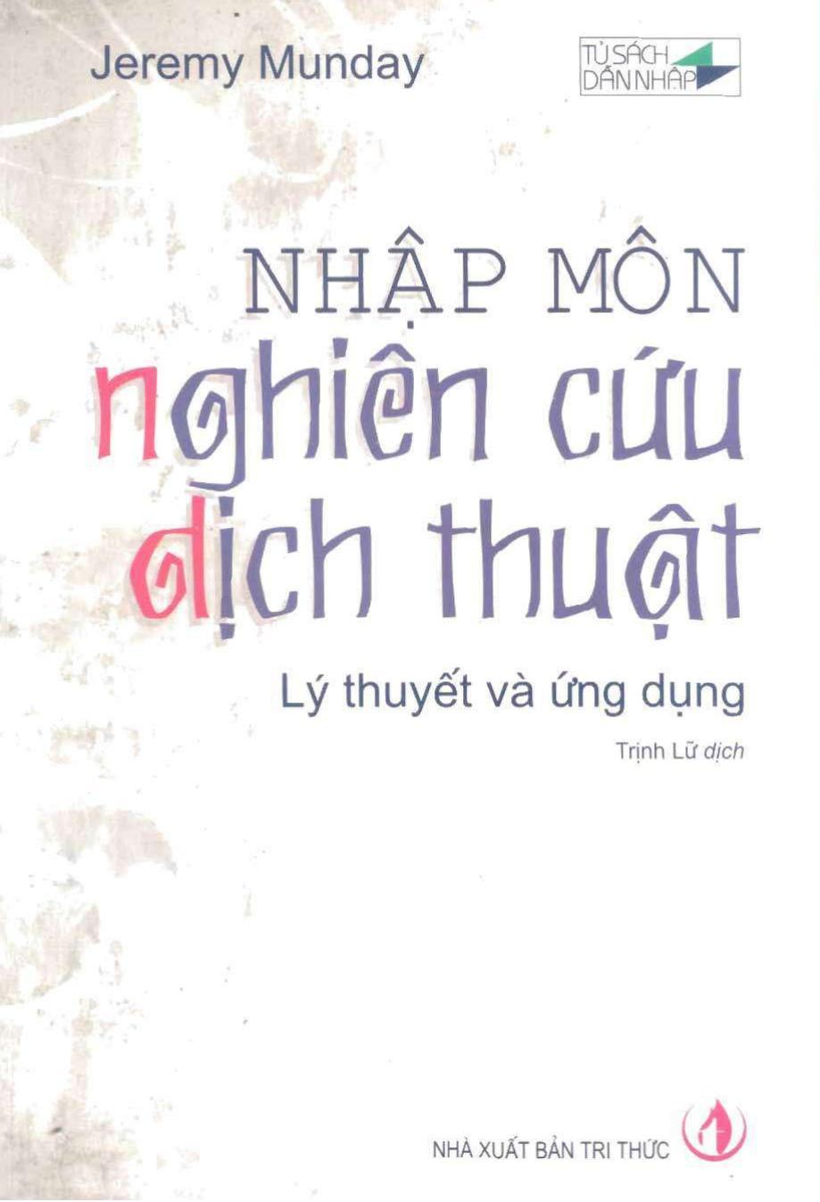 Nhập Môn Nghiên Cứu Dịch Thuật