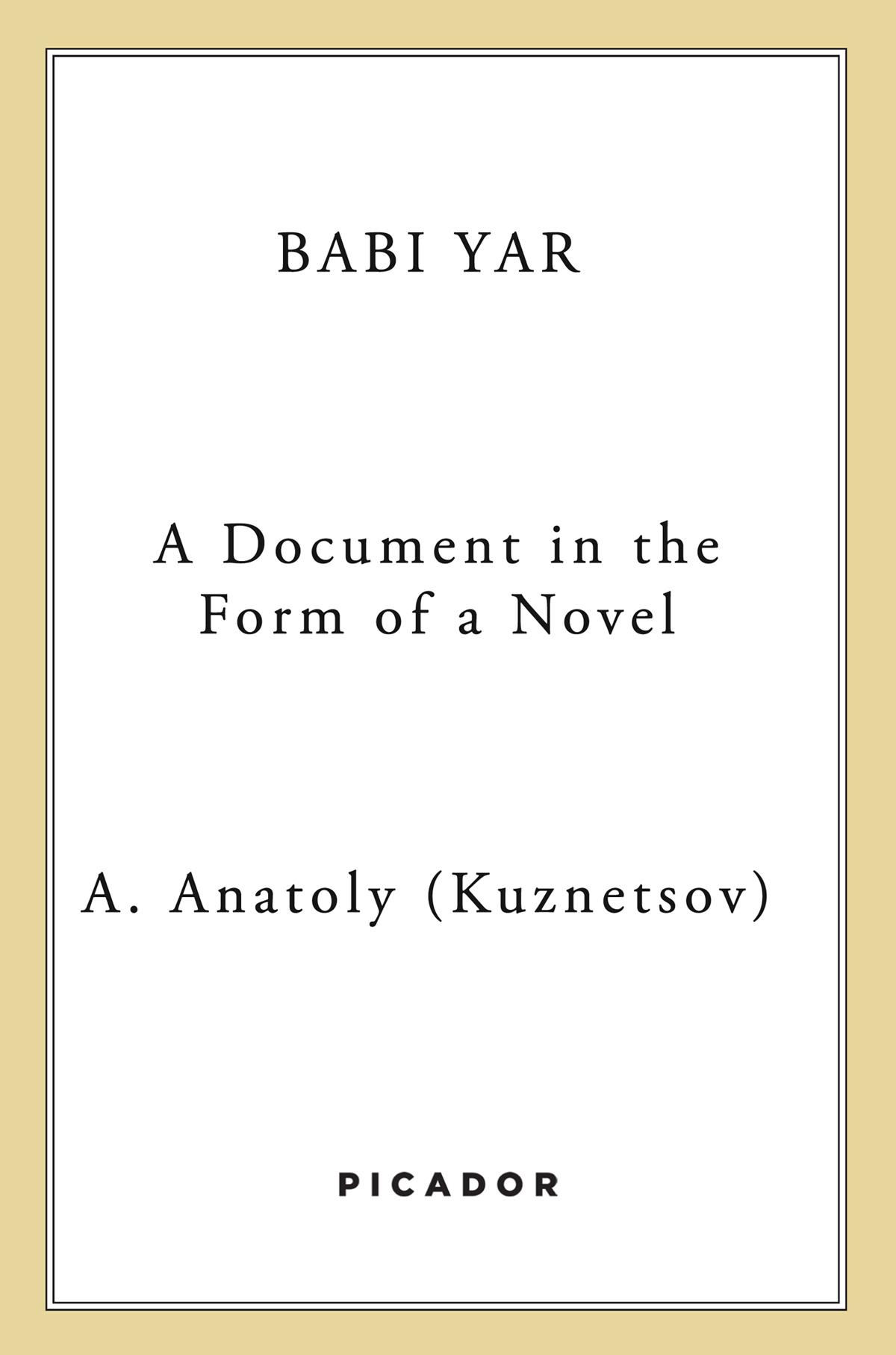Babi Yar