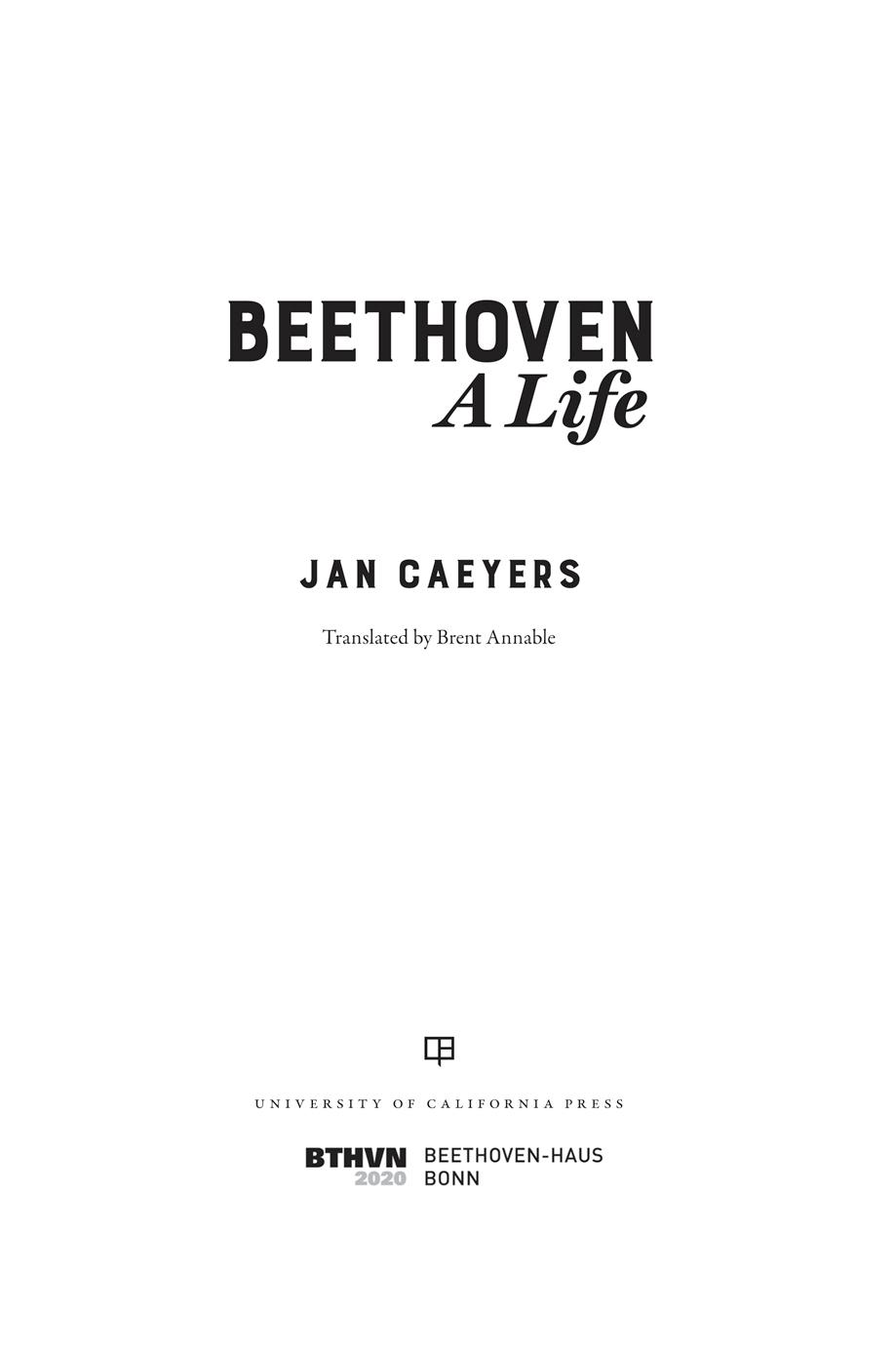 Beethoven, a Life