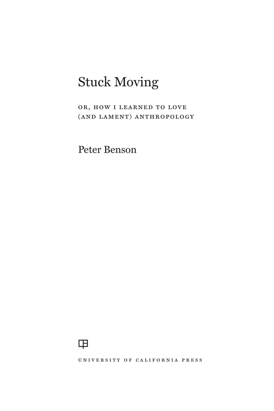 Stuck Moving