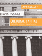 Cultural Capital: The Problem of Literary Canon Formation