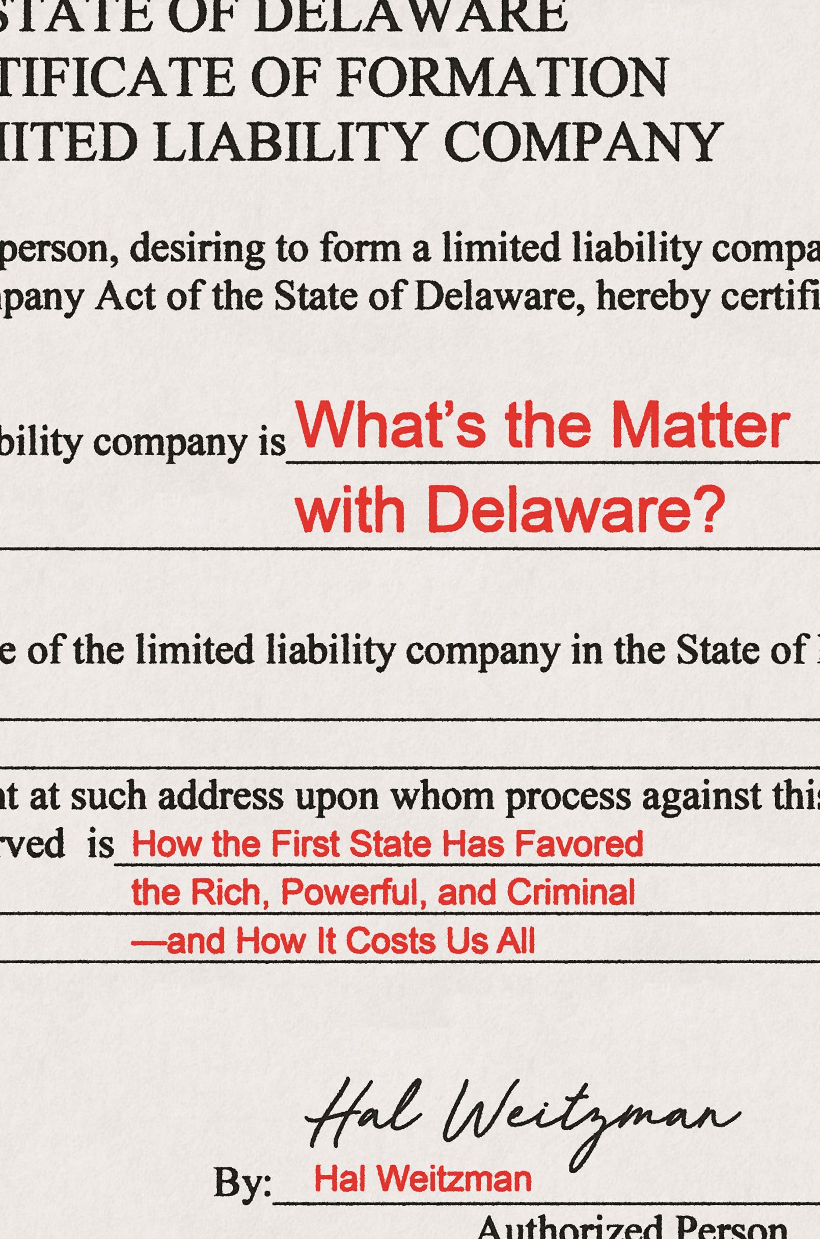 What's the Matter with Delaware?