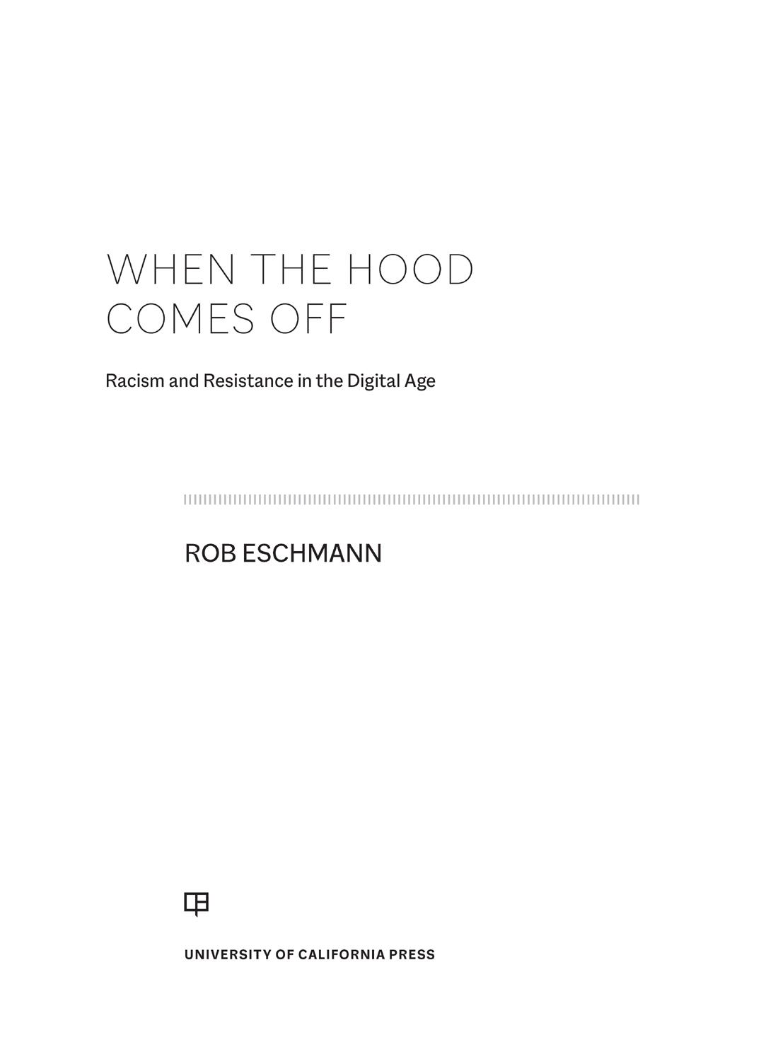 When the Hood Comes Off